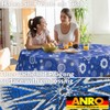 ANRO Oilcloth Tablecloth Washable Oilcloth Garden Tablecloth Outdoor Indoor Oval