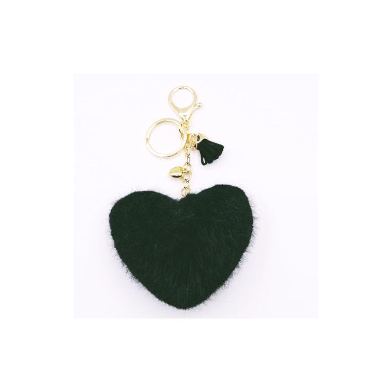 jtkdxqs Pom Pom Keychain Soft Artificial Rabbit Fur Plush Fluffy