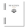 Agenda Abogado/ 2026 - 2027 Fechada / Azul Marino /