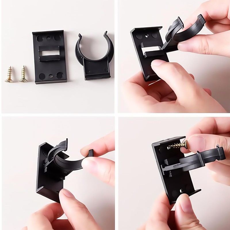 12 pcs Bath Panel Clips Plastic Kitchen Plinth Leg Clips