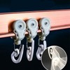 XUTONG 150PCS Curtain Hooks, Metal Drapery Rings and Plastic Hooks,