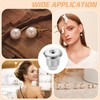 sourcing map 2Pcs Earring Backs, 4mm S925 Silver Bullet-Shape Locking