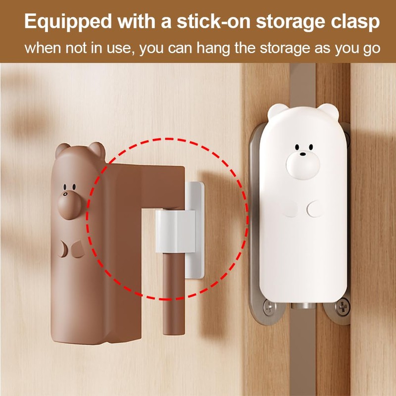 Elfzone Door Hinge Cover - Door Pinch Guard,Hanging Silicone Pinch