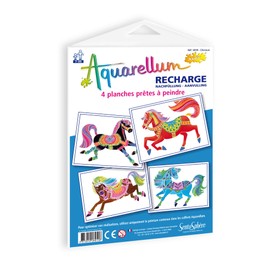 REFILL- Aquarellum Horses junior