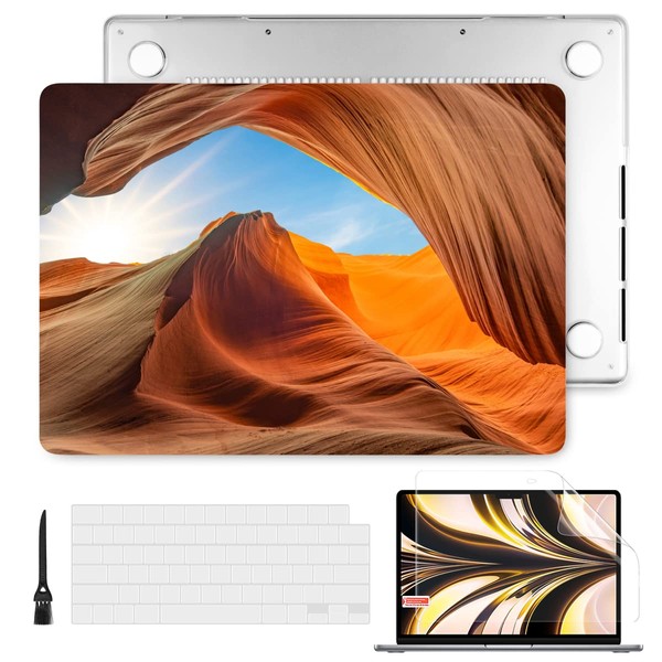 Batianda for New MacBook Pro 14 inch Case 2024 M4