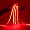 JOYLIT 12V COB Red LED Strip Lights Waterproof 20FT/6M 320LEDs/M