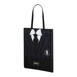 Wednesday Uniform-Shopping Bag, Black, 34 x 40 cm