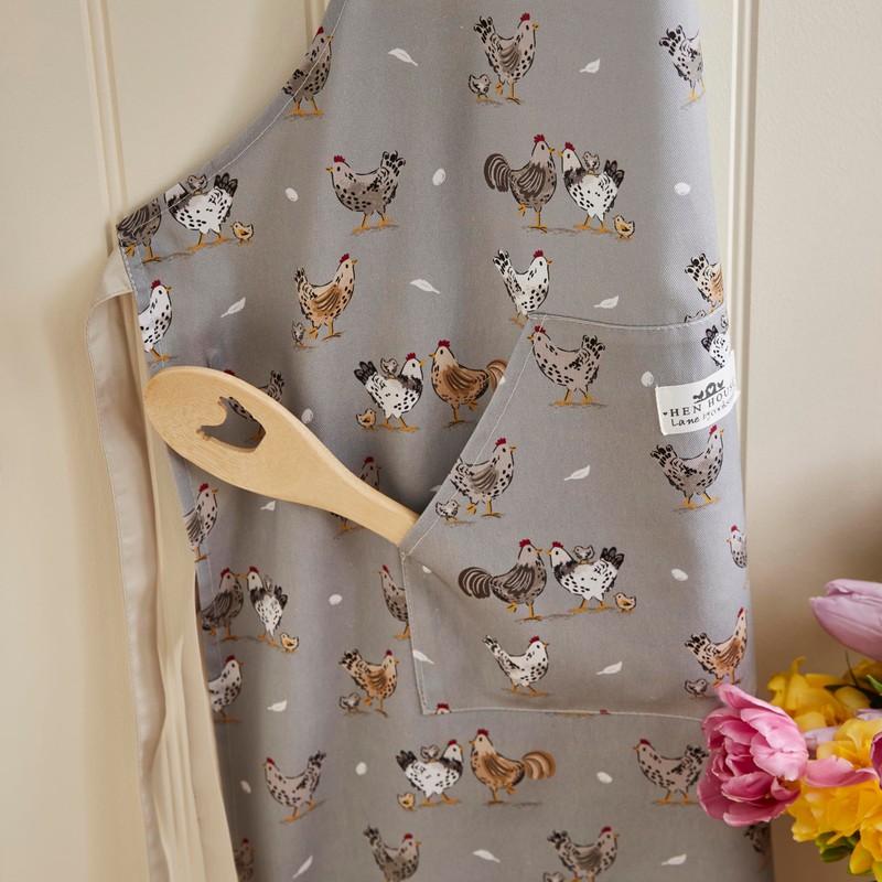 Cooksmart Hen House Lane Apron | British Designed 100% Cotton