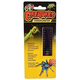 Zoo Med Creatures Thermometer, Black