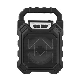 Portable BT Karaoke Machine Rechargeable Cordless Outdoor Speaker Battery Powered with Microphone Mini Loudspeaker & Microphone System for Home Outdoor Gym Party Singing Dancing Camping