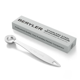 BERYLER 1PCS 1/4TSP Single Measuring Spoon, 1.25ML Stainless Steel Individual Measure Scoop Only