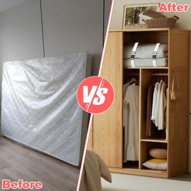 4 Pcs Adjustable Mattress Topper Straps