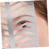 DOITOOL Eyebrow Exercise Template Lip Mold Stainless Steel Eyebrow Stencil