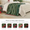 Amélie Home Christmas Throw Blanket for Couch, Reversible Pattern Christmas