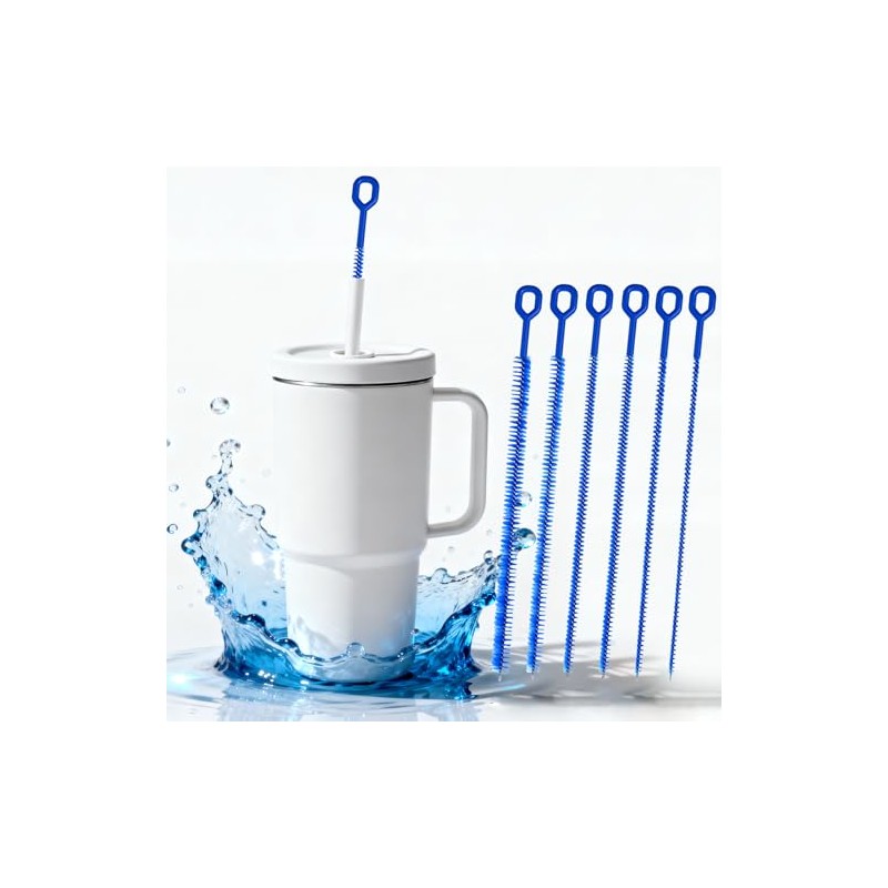 6-Piece Straw Brush Set, Small Cleaning Brush, Various Sizes, Brush