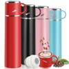 Stainless Steel Thermos Flask, 550 ml with Drinking Cup and
