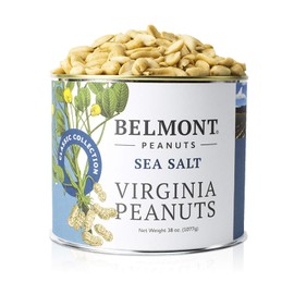 Belmont Peanuts Sea Salt Virginia Peanuts, 38 oz, Classic Collection