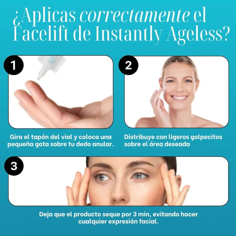 Instantly Ageless Jeunesse - Bolsa 5 Viales Remueve Arrugas