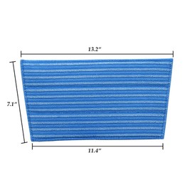 HAAN RMF-4X Ultra-Clean Pads, Ultra-Microfiber Steam Cleaning Pads For All HAAN FS, SI and MS Series Steamers; 4 Pack