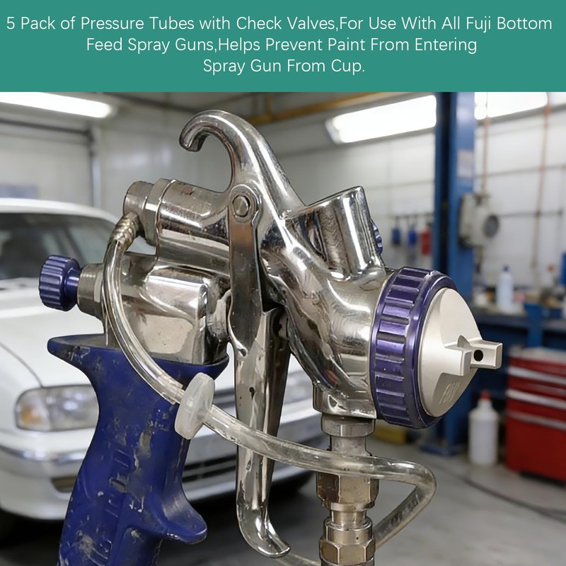Fits for Fuji Turbine Sprayer 2024L-5 Pressure Tube with Check