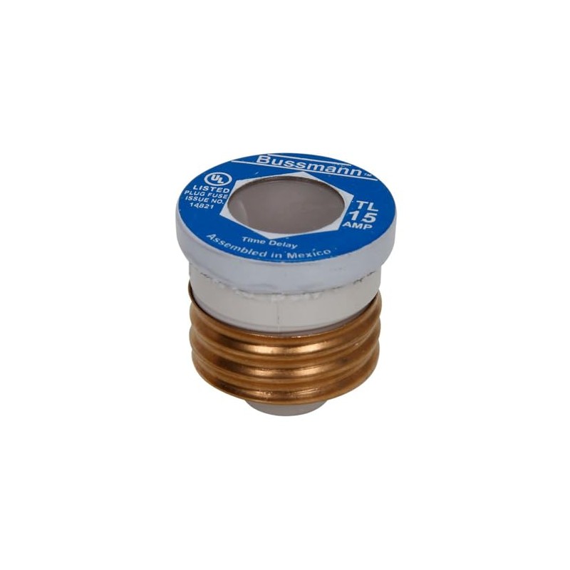 Bussmann BP/TL-15 15 Amp Time Delay, Loaded Link Edison Base