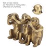 3 Wise Monkey Statues, Speaking, Hearing, Seeing, Nothing, Evil, Three