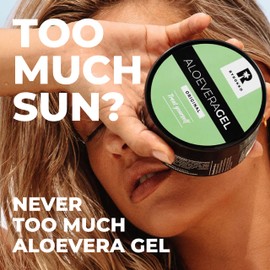 BYROKKO BYROKKO Aloe Vera Gel (215ml), Fast-absorbing, cooling after-tanning gel, intensively moisturizes, regenerates, and prevents peeling, natural after-sun care