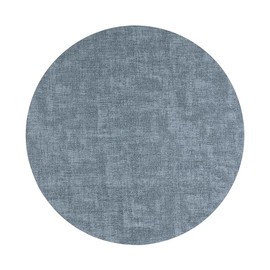Presence Edition PVC Placemat, Round Mat, Washable, Easy Care, Diameter 14.6 inches (37 cm), 1 Piece, Blue