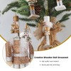 SEWACC Casse Noisette De Noel Christmas Nutcracker Ornaments Set Wooden