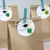 BOFUNX Pack of 30 Lucky Charm Pendants Mini Clover Leaf