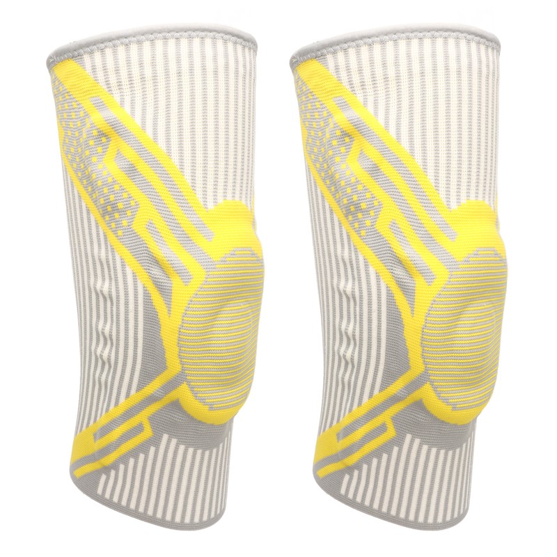 1 Pair Knee Brace Nylon Knitting Breathable Knee Compression Sleeve