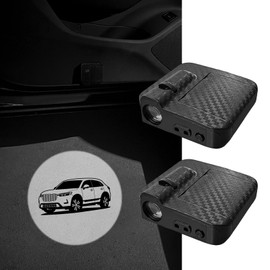 Obaiwanmg 2 Pack LED Car Door Welcome Lights Projector Logo Light Ghost Shadow Lamp for Honda HRV 2013-2022 2023 2024 2025 Accessories