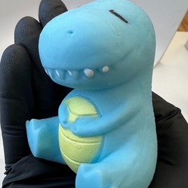 Scrunchems Stretchies Sleepy Dino - Sand-Filled Stretchy Sensory Fidget Toy - Tactile Stress Relief for ADHD, Autism & Anxiety - Ages 3+ - Color: Blue