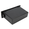 Akozon Car Radio Stereo Storage Box, Single Din Dashboard Organizer