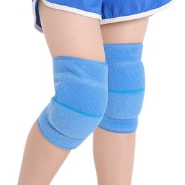 1 Pair Kids Adjustable Knee Pad Sports Protective Gear Sponge Padded Crushproof Knee Pad Knee Brace Support Sleeve Warmer Breathable Thicken Knee Protector Pad for Skateboard Roller Cycling Skating