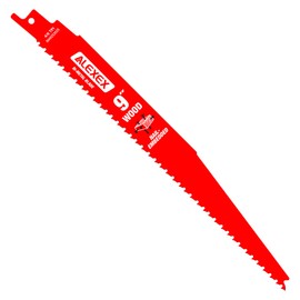 25 Pack 9 Inch 4/6 Tpi Reciprocating Saw Blades for Wood and Nail-Embedded Wood Cutting