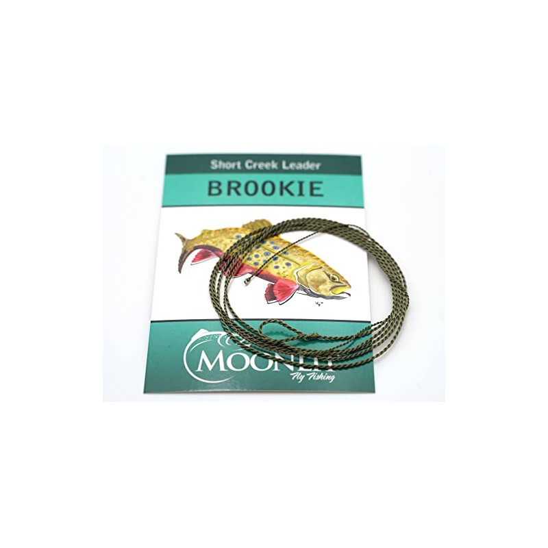 Brookie Short Furled Leader (Blue Line Fishing Fly Leader) (3-5wt)