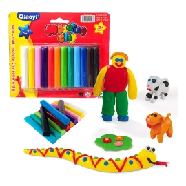 Lecute Plastilina Masa Moldeable Escolar No Toxica 12 Colores