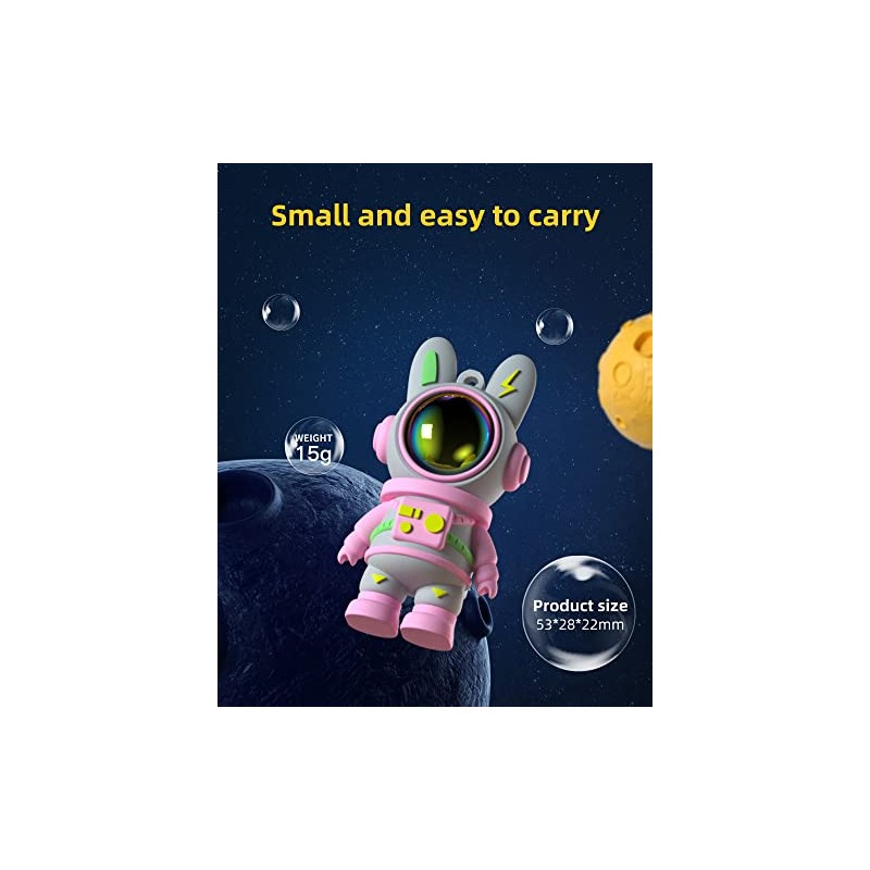 Bilious Cute Space Rabbit USB Flash Drive, Thumb Drive 128gb
