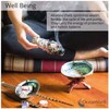 Natural Abalone (Pāua) Shell, with Stand,6-6.5 Inches,Supreme for Smudging,Cleansing Home,Meditation,Shell