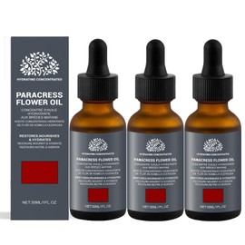 3PCS Paracress Facial Oil, Paracress Facial Serum Organic, Paracress Anti-Wrinkle Serum, Collagen Serum for Face, Face Serum for Women, Reduce Smooth Fine Lines and Wrinkles, for All Skin Types