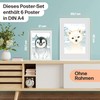 CreativeRobin Arctic Animal Poster Set as Cute Nursery Decoration