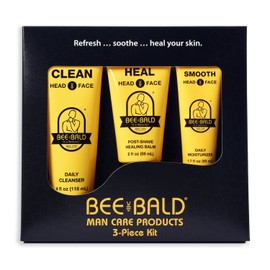 Bee Bald Bee Bald 3 Piece Daily Skin Care Regimen Kit