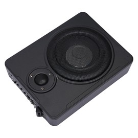 Kathring Slim Under-Seat Subwoofer, 600w Powered Car Truck Sub with Amp Kit Speaker 8" Low-Profile Underseat Car for Cars, Trucks