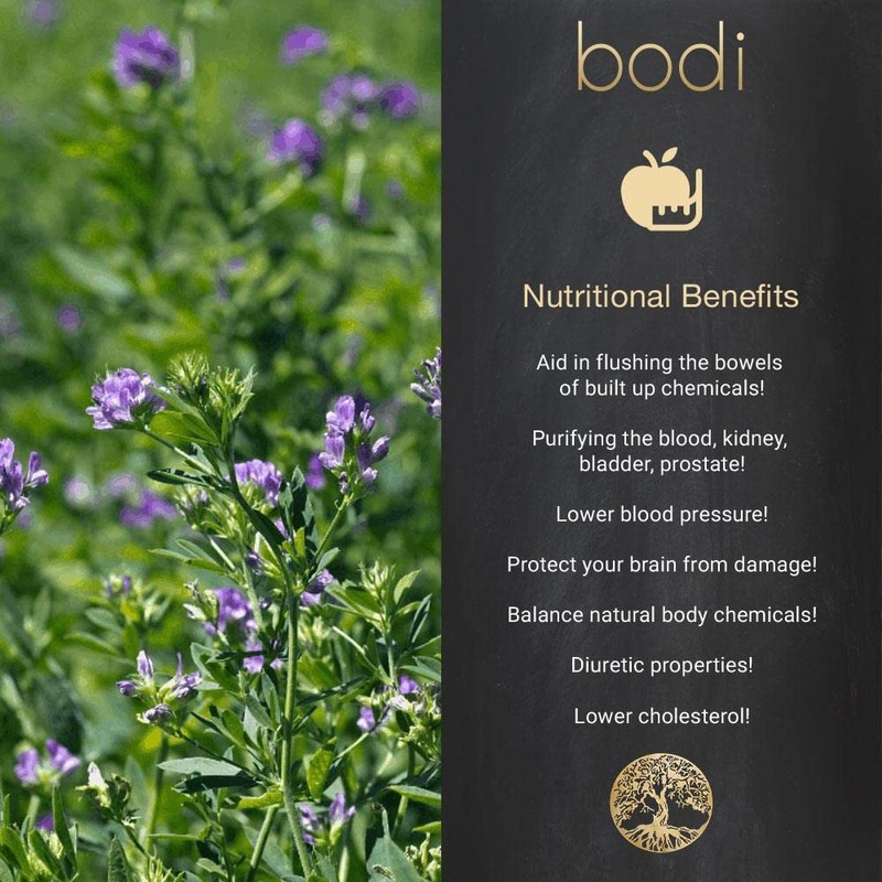 bodi : Alfalfa Leaf Cut Dried | 4oz to 5lb