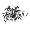 Motoforti Open End Large Flange Blind Rivets 4mm Grip Diameter