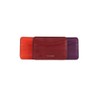 MAVARA Women’s Red Leather Card Holder – Slim Pebble Leather