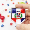 Overdecor Flag Decal Sticker Emblem Chrome Shield Flags for Car