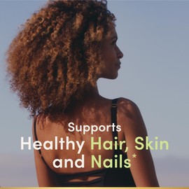 Nature's Bounty Biotin Hair Skin and Nails Vitamins, Supports Healthy Hair, Skin and Nails, 10,000 mcg, Rapid Release Softgels, 180 Ct