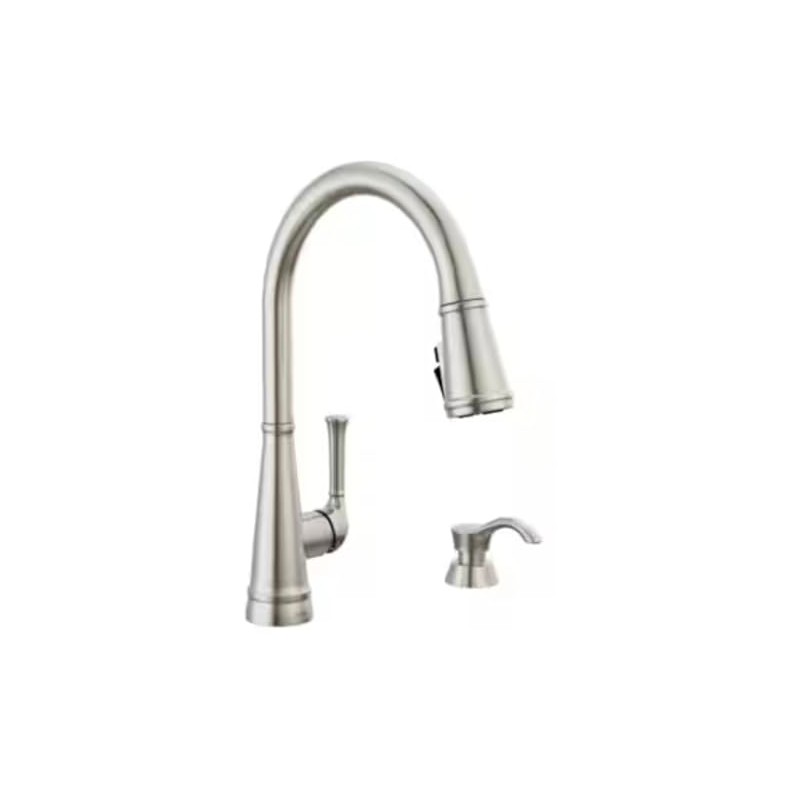 Delta Alpen SpotShield Stainless Single Handle Pull-Down Kitchen Faucet with
